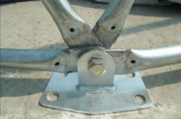 Frame Connector For Floor Attachment